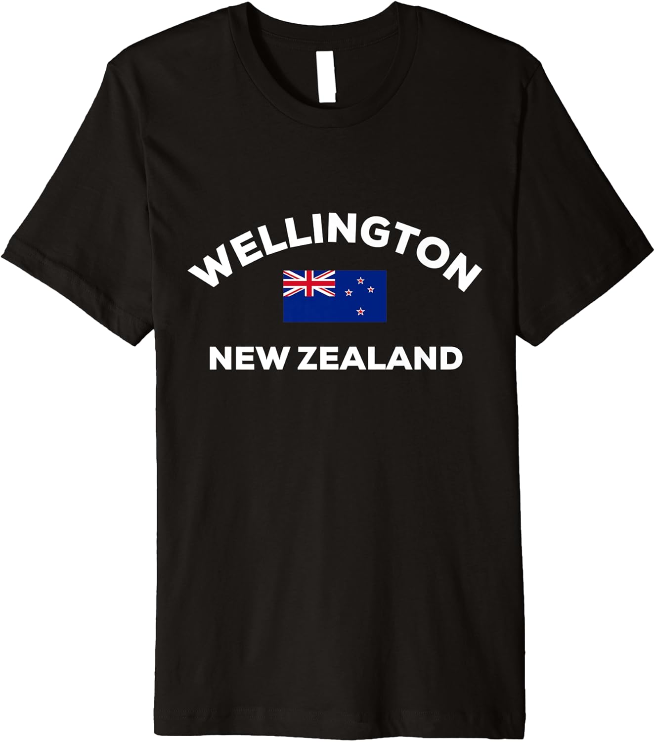 Wellington New Zealand Flag Country Premium TShirt